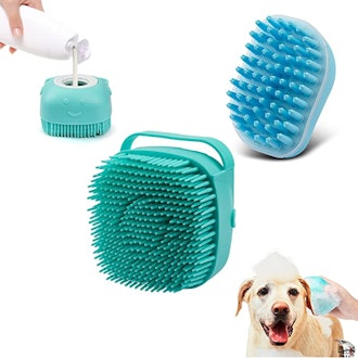 ISWAYSTORE Dog Bath Brush (2-Pack)