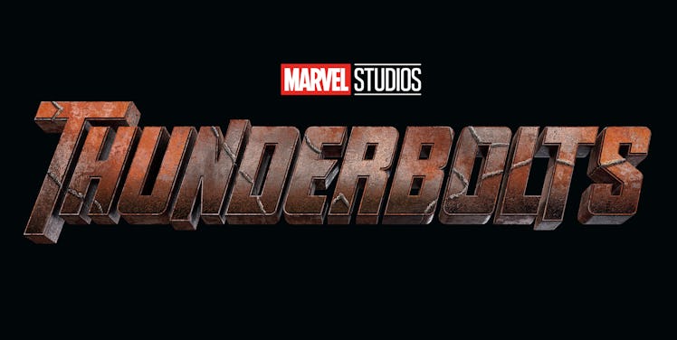 Marvel's official logo for Thunderbolts