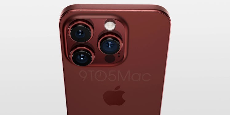 Deep Red color option for the upcoming iPhone 15