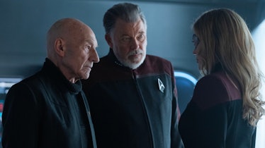 Patrick Stewart, Jonathan Frankes in Picard