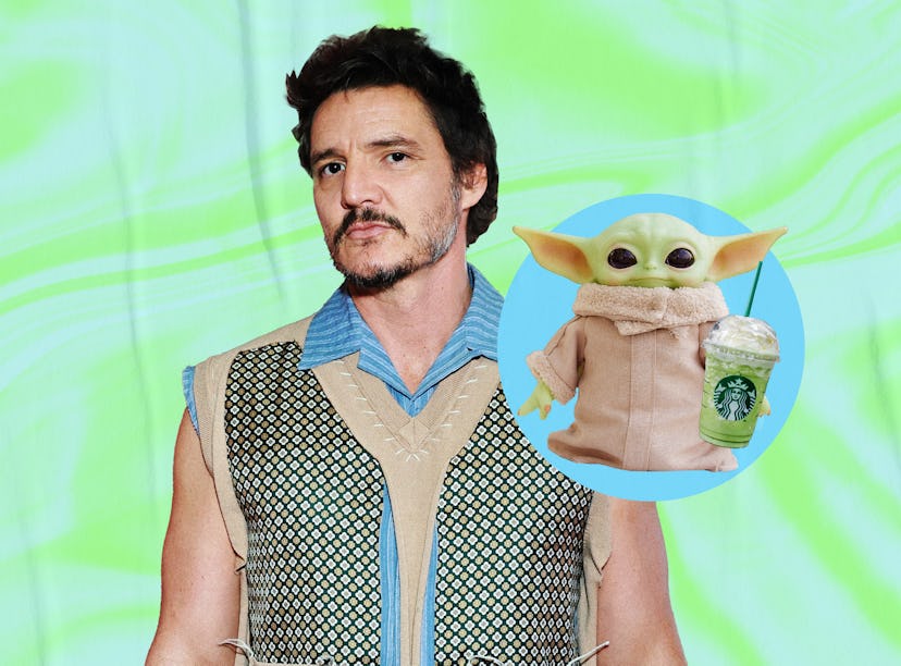 Pedro Pascal's Starbucks drink has "no milk, no sugar," he said in an exclusive interview.