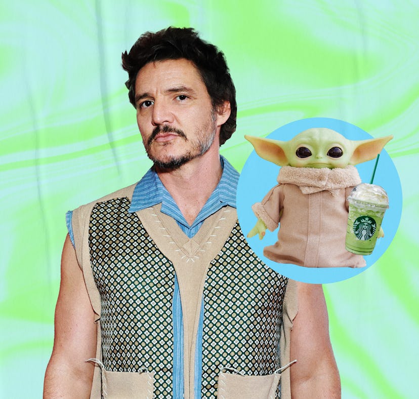 Pedro Pascal's Starbucks drink has "no milk, no sugar," he said in an exclusive interview.