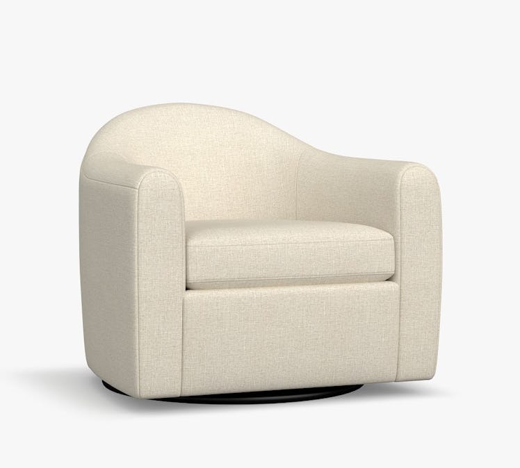 Gideon Upholstered Swivel Armchair