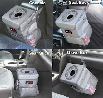 EPAuto Waterproof Car Trash Can with Lid