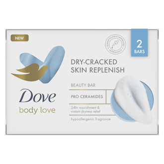 Dove Body Love Dry-Cracked Replenish Beauty Bar 