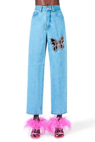 Crystal Butterfly Jeans