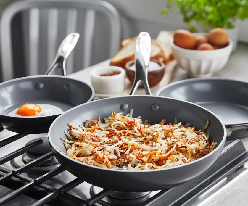 GreenPan Valencia Pro Ceramic Frypan Set (3-Pieces)