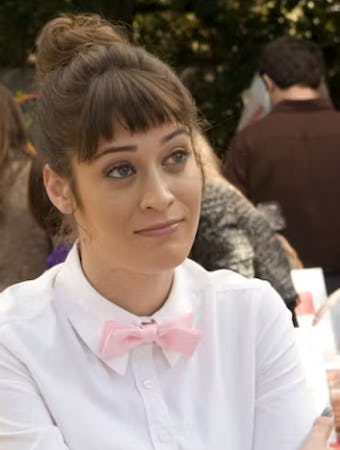 Lizzy Caplan as Casey in Party Down Season 2