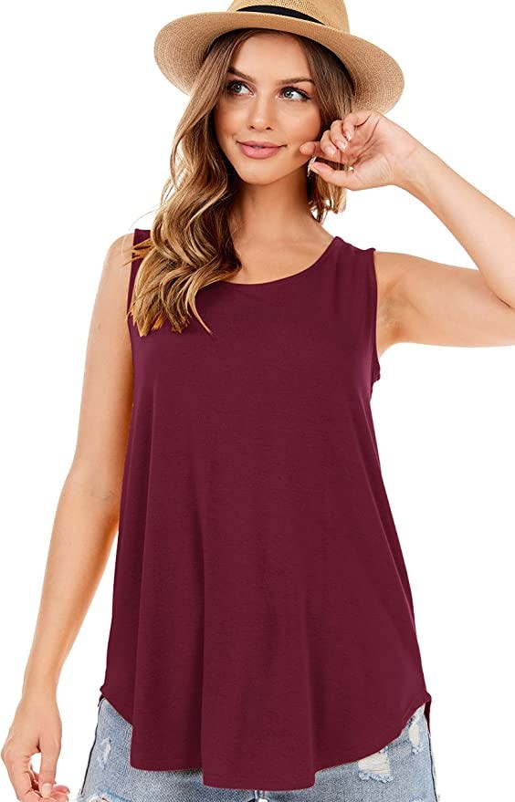 SHOP DORDOR Soft Knit Scoop Neck Tank Top