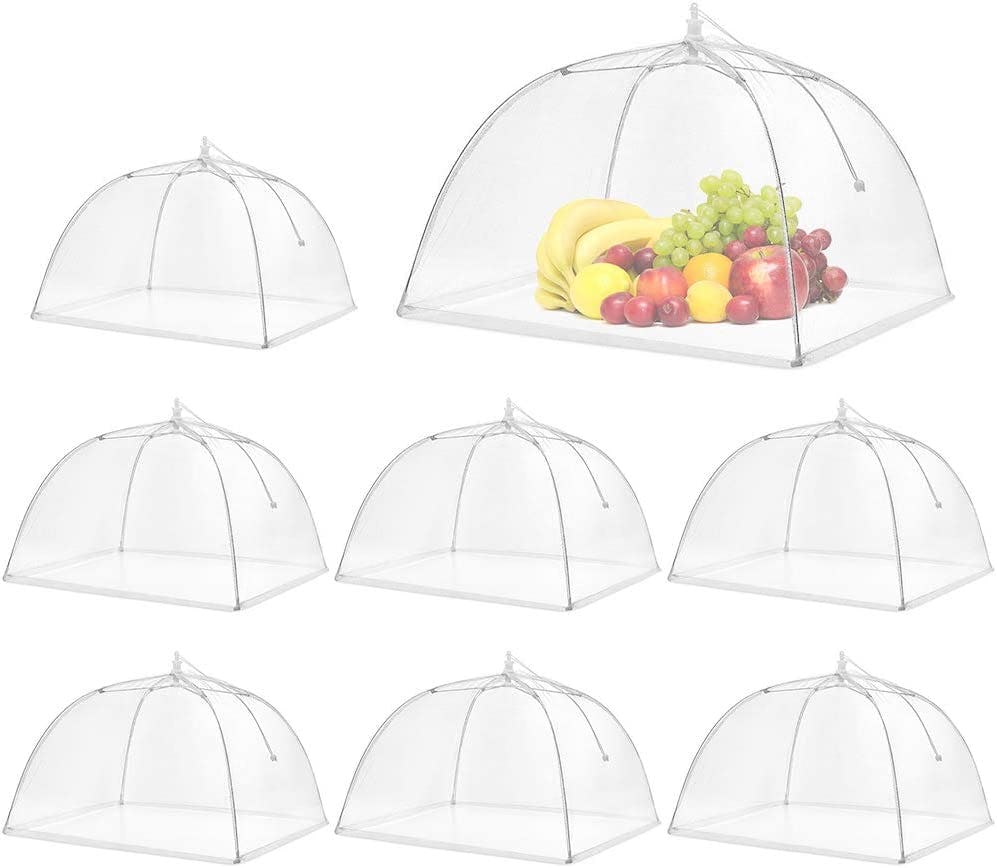Spanla Pop-Up Mesh Screen Food Cover Tent Umbrella (8-Pack)