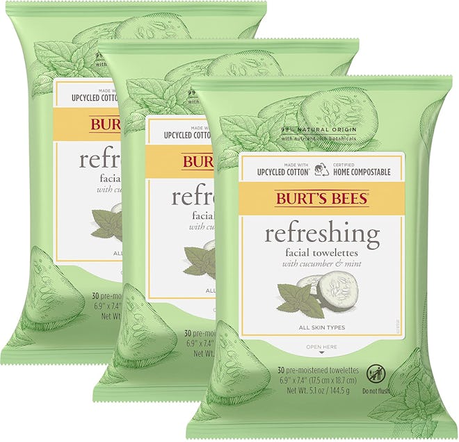 Burt's Bees Refreshing Facial Towelettes (3-Pack)