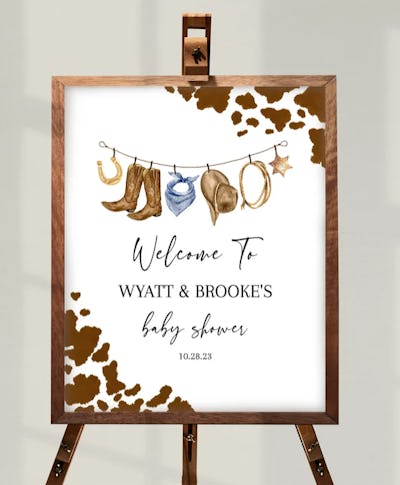 Western Baby Shower Ideas Invitations Decor Favors More