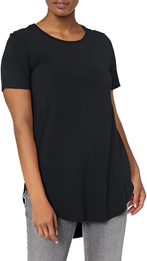 Daily Ritual Short-Sleeve Crewneck Tunic