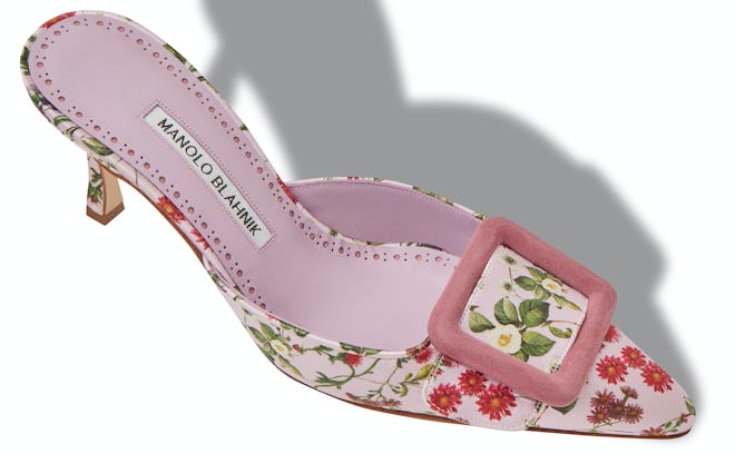 Floral Manolo Blahnik Shoes