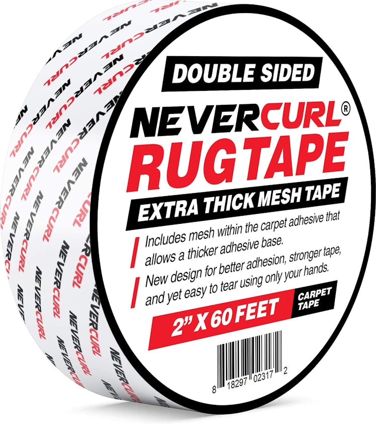 iPrimio NeverCurl Double Sided Extra Thick Rug Tape