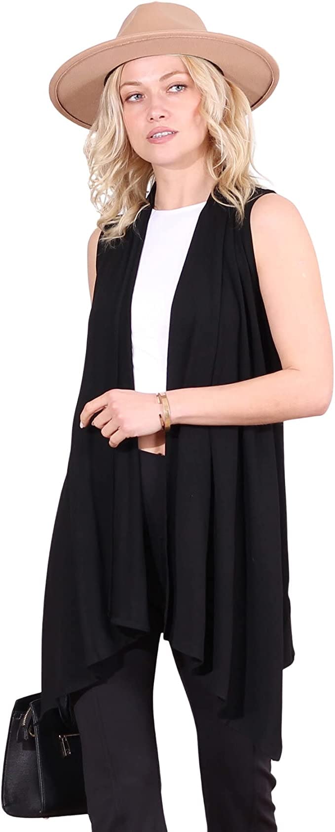 Popana Long Sleeveless Summer Cardigan Vest