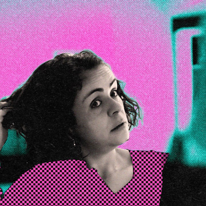 woman worried about gray hair as she ages
