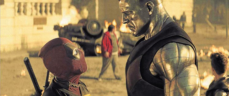 Ryan Reynolds and Stefan Kapicic in Deadpool 2