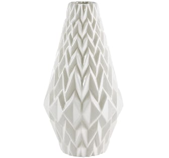 Rivet Geometric Pattern Vase
