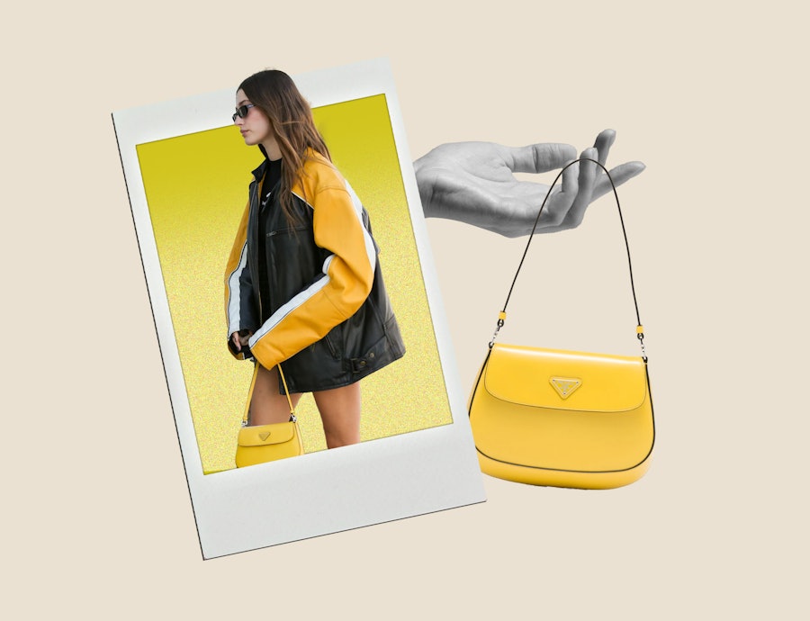Inside Gigi Hadid's bag: What's in Gigi's glossy Prada Cleo tote