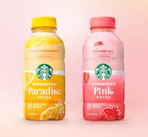 The Starbucks Pink Drink is now available in ready-to-drink bottles