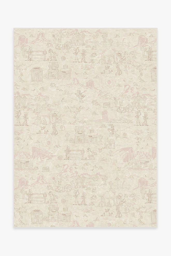 Woody's Roundup Soft Rose Pink Rug