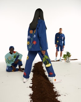 looks from sky high workwear x nordstrom pop up collaboration