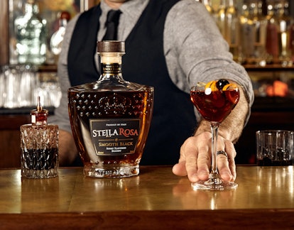 The The Smooth Talker Sidecar brandy cocktail with Stella Rosa Smooth Black brandy