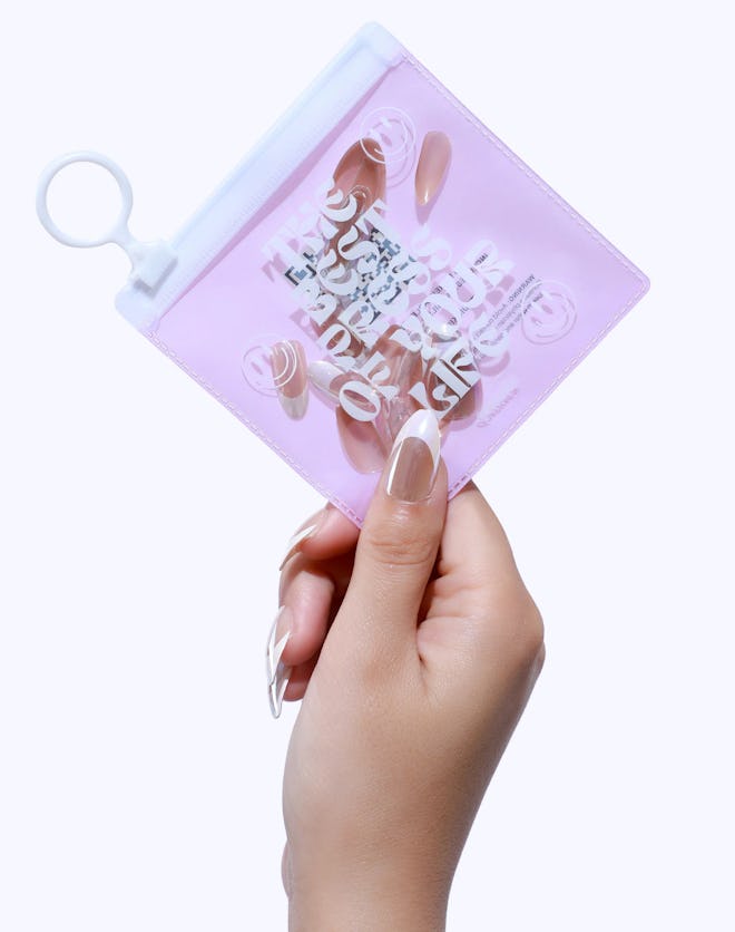 Quickies French Glaze 24pc Press On Nail Set