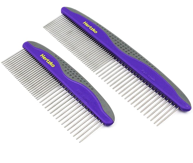 Hertzko Pet Combs (2-Pack)