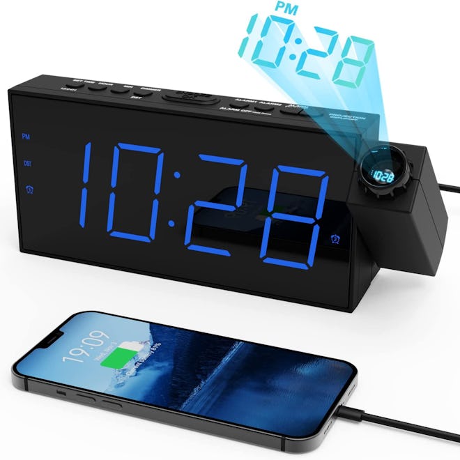 OnLyee Projection Alarm Clock