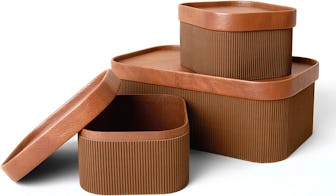 LA JOLIE MUSE Storage Baskets With Lids
