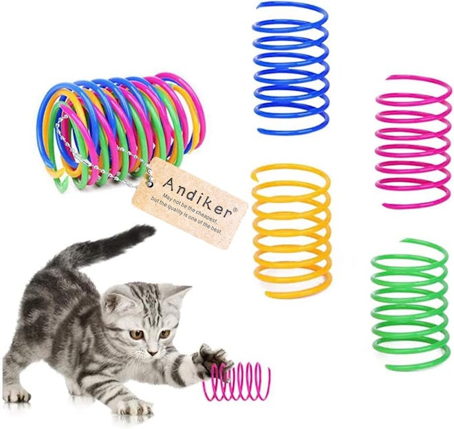 Andiker Cat Spring Toys (12-Pack)