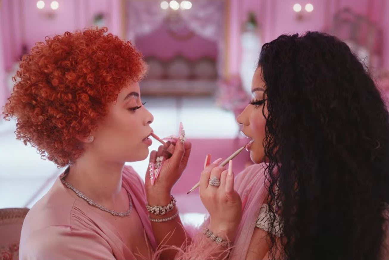 Ice Spice & Nicki Minaj Brought Barbie Pink To "Princess Diana"