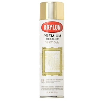 Krylon Premium Metallic Spray Paint 18K Gold (8 Oz.)