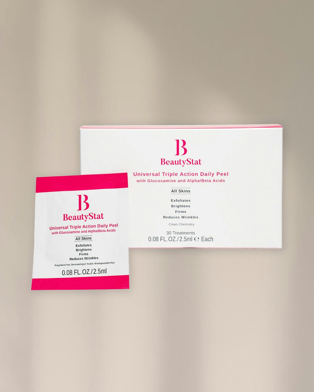 beautystat Universal Triple Action Daily Peel with Glucosamine &amp; AHAs/BHAs