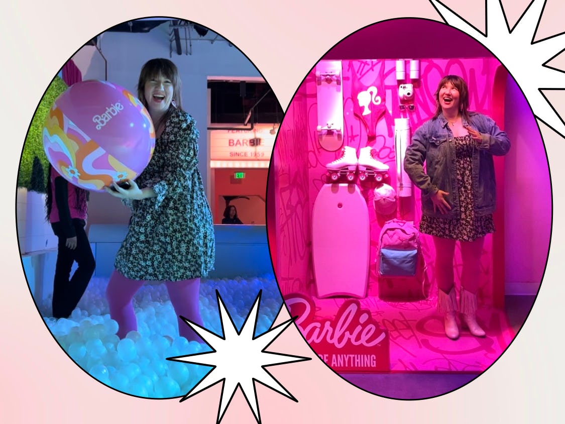 Barbie pop top up experience