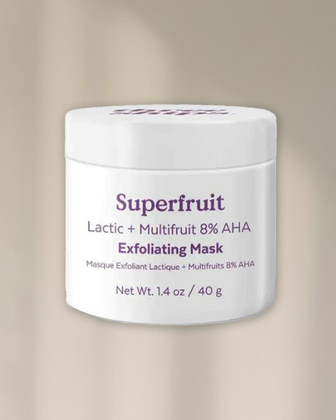 three ships Superfruit Lactic + Multifruit 8% AHA Exfoliating Mask