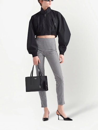 Gingham-Check Trousers
