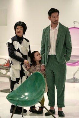 George and his stylish mother, fumi, played by Patti Yasutake 