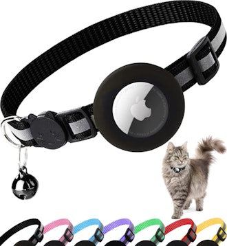 Dgerp Cat Collar with AirTag Holder