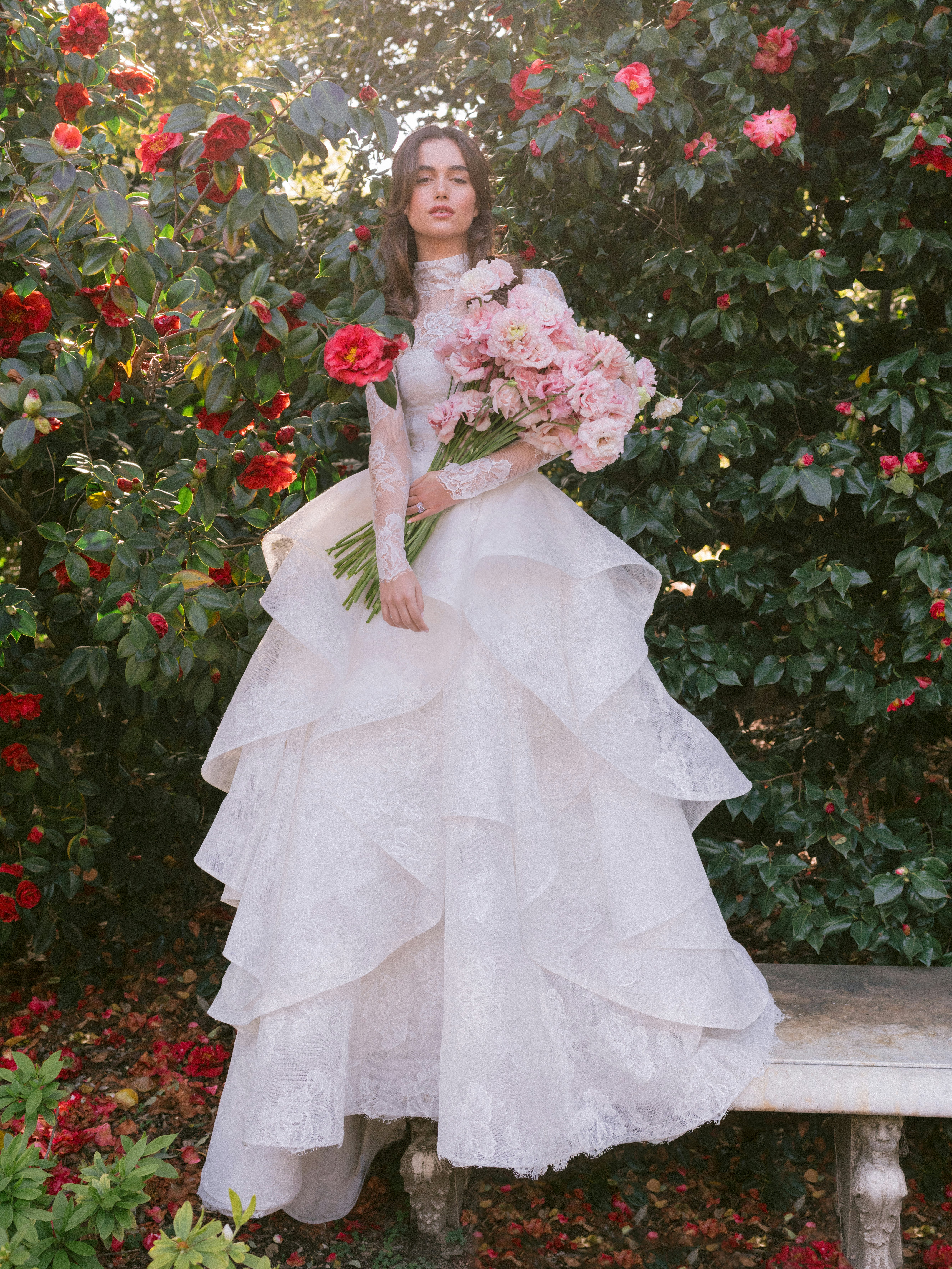 These 2024 Wedding Dress Trends Will Speak To Every Type Of Bride   Ea465b5a 0d3a 4c5f 9554 50342c35497c 05 Moniquelhuillierspring2024bridal Papillion.JPG