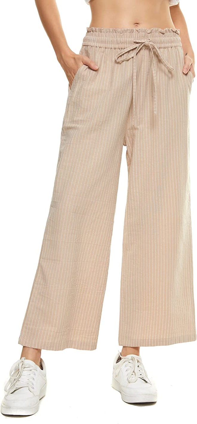 LNX High Waisted Linen Pants