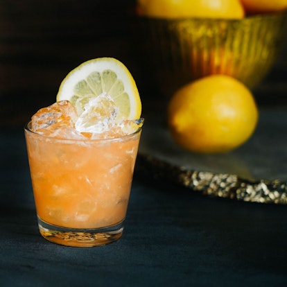 The Gold Rush brandy cocktail