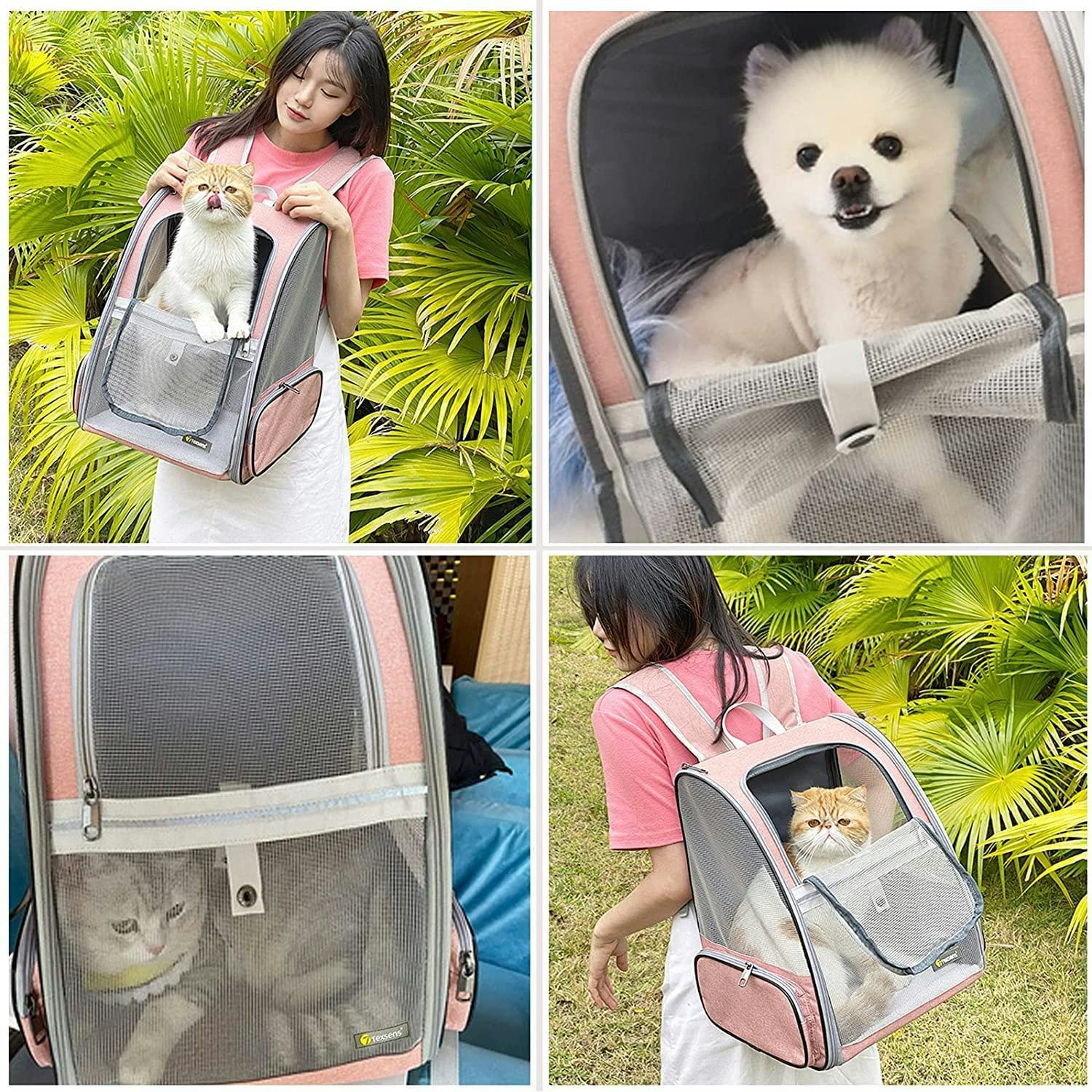 Texsens Backpack Pet Carrier