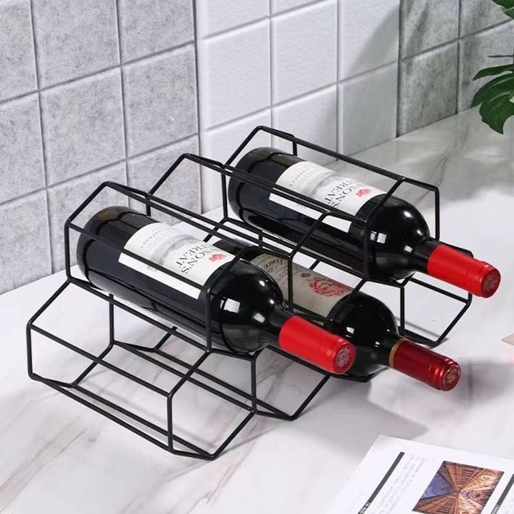 Handisen Metal Honeycomb Wine Rack 