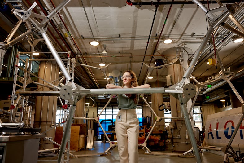 Ariel Ekblaw, founder of MIT’s Space Exploration Initiative, at the Aurelia Initiative