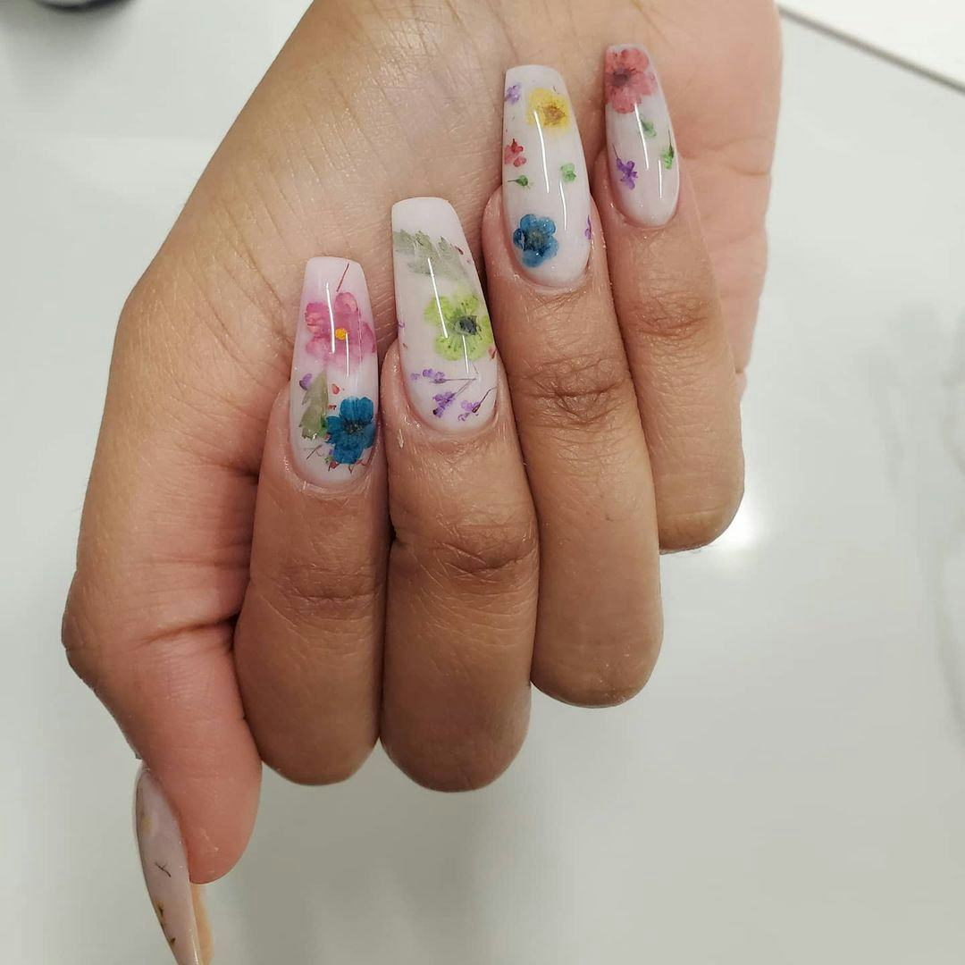 Milk bath online nails