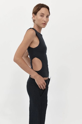 St. Agni Organic Cotton Cut Out Tank