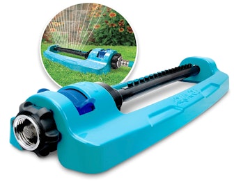 Aqua Joe Indestructible Metal Base Oscillating Sprinkler 